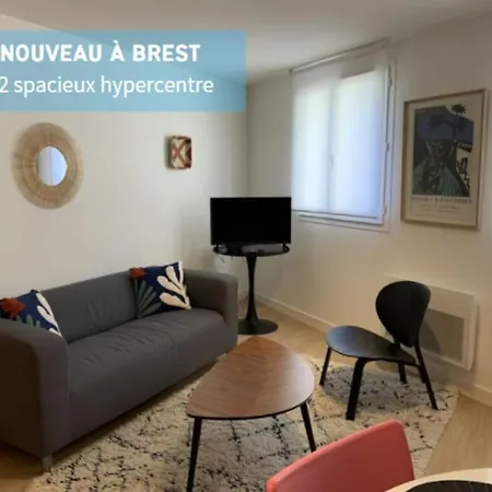 Апартаменты Jaures - Centre-ville - T3 Au Calme Брест